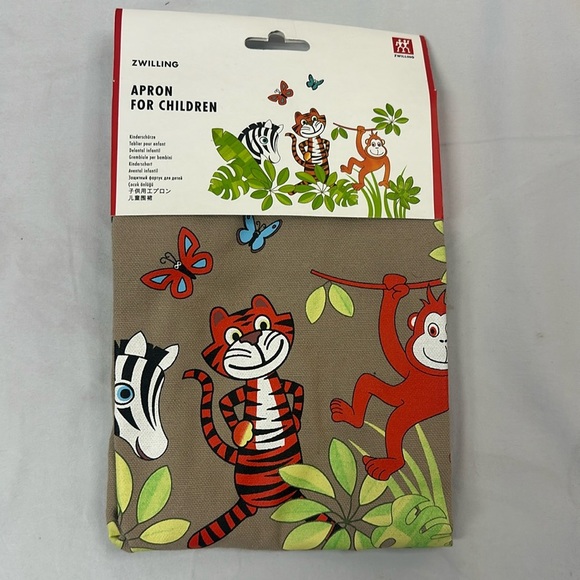 Zwilling - NWT - kids apron with animal design. - Picture 2 of 5